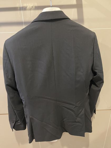 Massimo Dutti สูทผู้ชาย สีดำ Super 120’s Wool ผ้าอิตาลี มือสองสภาพดี รูปที่ 6