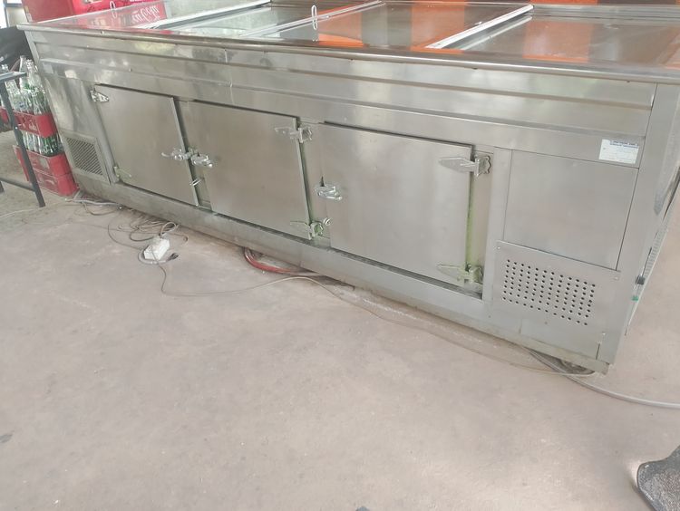 ตู้แช่หมูกะทะขนาด3.50เมตรคอมแยกบนล่าง รูปที่ 2