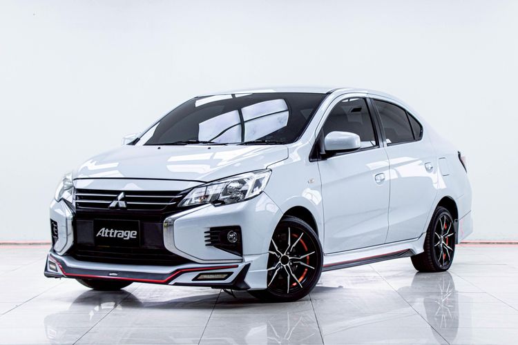 Mitsubishi Attrage 2022 1.2 GLX Sedan เบนซิน ไม่ติดแก๊ส เกียร์อัตโนมัติ ขาว รูปที่ 4