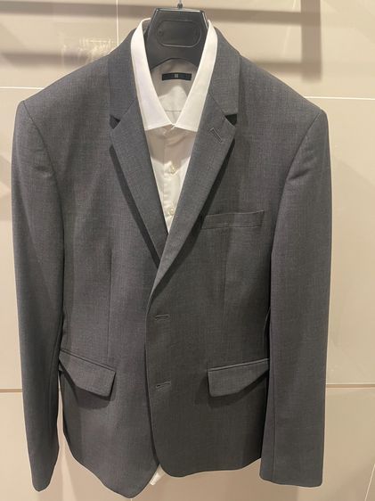 JASPAL MAN สูทผู้ชาย สีเทาเข้ม ไซซ์ 50 (L) มือสองสภาพดี รูปที่ 5