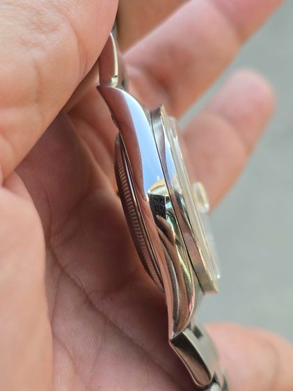 นาฬิกา Rolex Oyster Perpetual Date Silver Dial Ref.15210 Series "K" Year 2001 ขอบรางรถไฟ รูปที่ 8