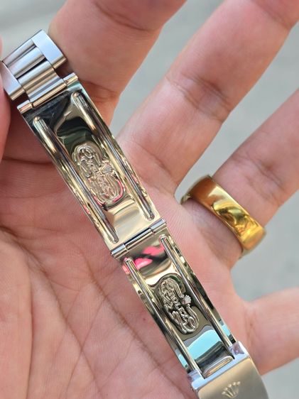 นาฬิกา Rolex Oyster Perpetual Date Silver Dial Ref.15210 Series "K" Year 2001 ขอบรางรถไฟ รูปที่ 13