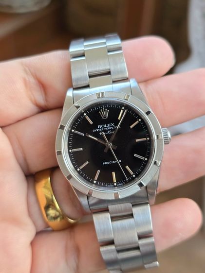 นาฬิกา Rolex Air King Precision Black Dial Ref.14010 หน้าปัดดำ 