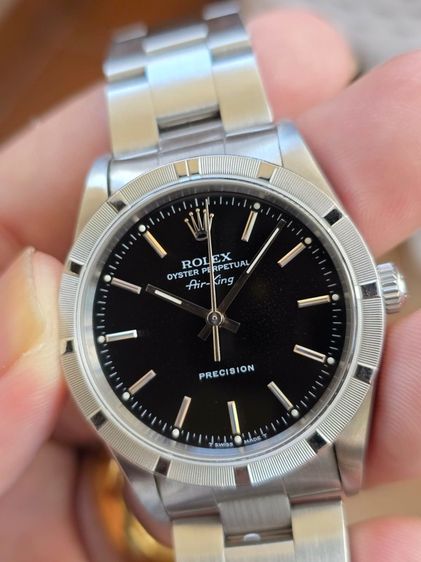 นาฬิกา Rolex Air King Precision Black Dial Ref.14010 หน้าปัดดำ  รูปที่ 3