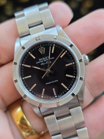 นาฬิกา Rolex Air King Precision Black Dial Ref.14010 หน้าปัดดำ  รูปที่ 5