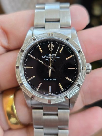 นาฬิกา Rolex Air King Precision Black Dial Ref.14010 หน้าปัดดำ  รูปที่ 2