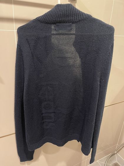 ขายเสื้อไหมพรม Calvin Klein Jeans ของแท้ Cardigan แขนยาว สีกรมท่า รูปที่ 2