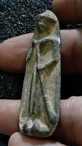 พระร่วงกวาดลาน เนื้อชิน เก่า ตามภาพ รูปที่ 4