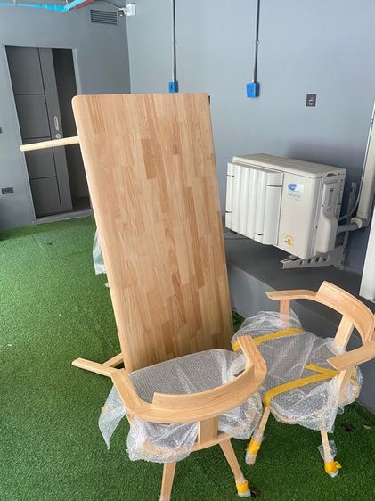 ไม้ อื่นๆ โต๊ะทานอาหารพร้อมเก้าอี้