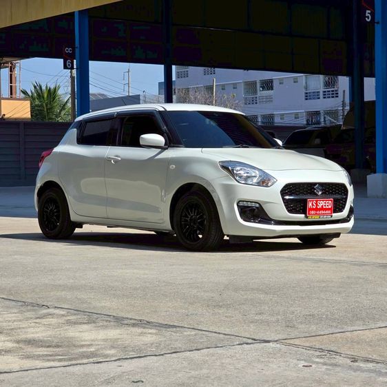 Suzuki Swift 2021 1.2 GL Plus Sedan เบนซิน ไม่ติดแก๊ส เกียร์อัตโนมัติ ขาว รูปที่ 3