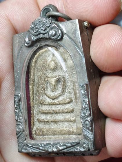 พระสมเด็จวัดระฆังพิมพ์ใหญ่พร้อมตลับเงินบุนนาค รูปที่ 3