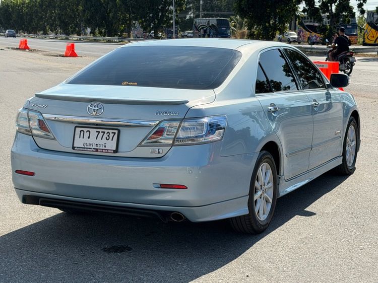 Toyota Camry 2011 2.4 Hybrid Sedan ไฮบริด ไม่ติดแก๊ส เกียร์อัตโนมัติ ฟ้า รูปที่ 4