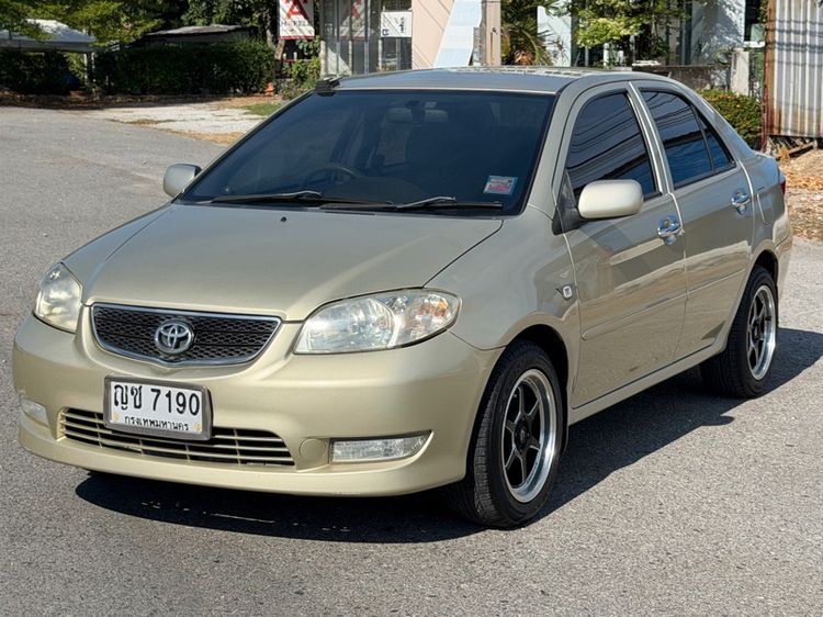 Toyota Vios 2004 1.5 S Sedan เบนซิน LPG เกียร์อัตโนมัติ น้ำตาล