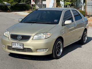 Toyota Vios ปี ค.1.5 เกียร์ออโต้ ปี 2004 ตัวS ไมล์ดิจิตอล ราคาเบาๆพร้อมใช้ ยางใหม่