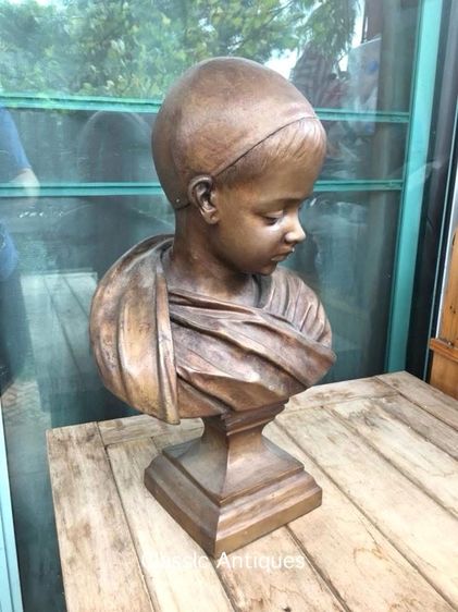 รูปปั้น เด็กทองเหลืองสะสม รูปที่ 3