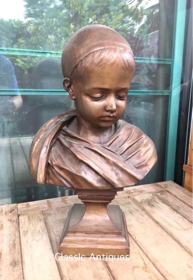 รูปปั้น เด็กทองเหลืองสะสม รูปที่ 2