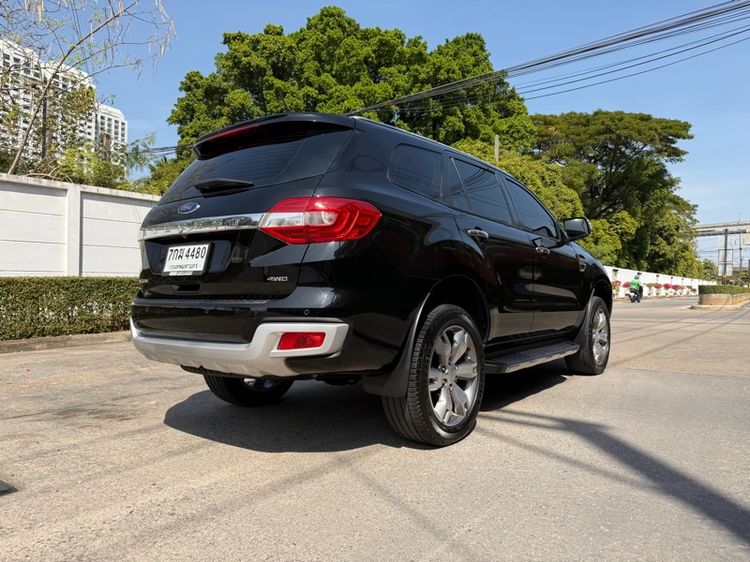Ford Everest 2018 3.2 Titanium Plus 4WD Utility-car ดีเซล ไม่ติดแก๊ส เกียร์อัตโนมัติ ดำ รูปที่ 3