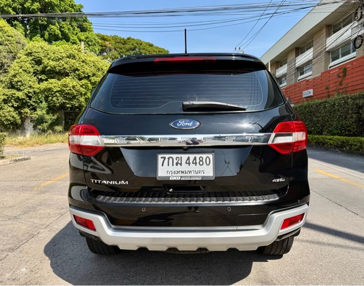Ford Everest 2018 3.2 Titanium Plus 4WD Utility-car ดีเซล ไม่ติดแก๊ส เกียร์อัตโนมัติ ดำ รูปที่ 4