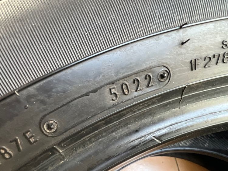 ยาง Dunlop PT3A 265 50 20 ปี22 คู่ 1300 บาท สภาพดี รูปที่ 8