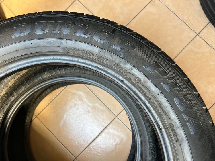 ยาง Dunlop PT3A 265 50 20 ปี22 คู่ 1300 บาท สภาพดี รูปที่ 5