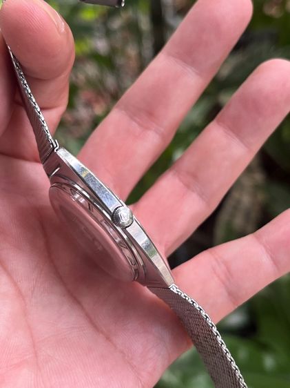 WALTHAM NEW PORT AUTOMATIC  หน้าปัดลายเสี้ยนสวย สะอาดตามาก เดินปกติ หลักสวย เข็มเดินเนียนๆ ขึ้นลานได้ มีวันที่ สภาพดี  รูปที่ 4