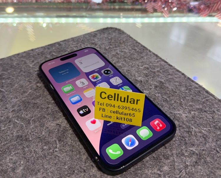 iPhone 15 128GB Batt98 Black สภาพสวย เครื่องไทย  รูปที่ 3