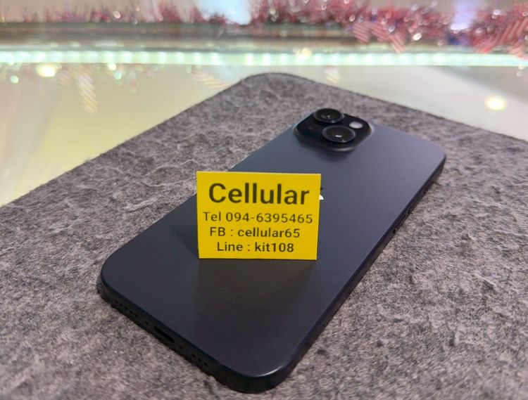 iPhone 15 128GB Batt98 Black สภาพสวย เครื่องไทย  รูปที่ 9