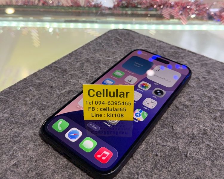 iPhone 15 128GB Batt98 Black สภาพสวย เครื่องไทย  รูปที่ 4