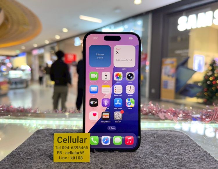 iPhone 15 128GB Batt98 Black สภาพสวย เครื่องไทย  รูปที่ 2