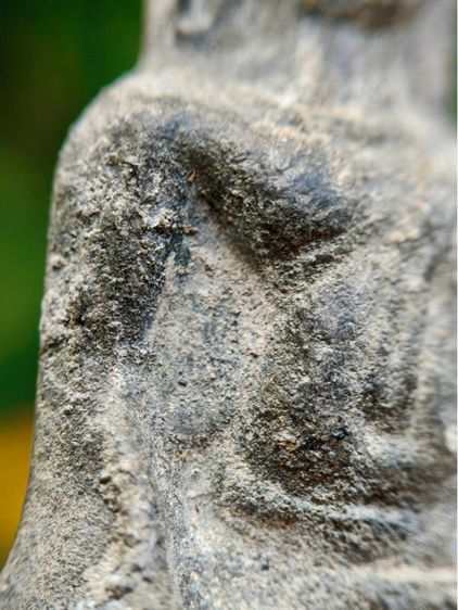 พระหูยาน  พิมฐานบัว2 ชั้น กรุเก่า  กรุวัดพระศรีรัตนมหาธาตุลพบุรี เนื้อชินเงินโบราณแท้  รูปที่ 10