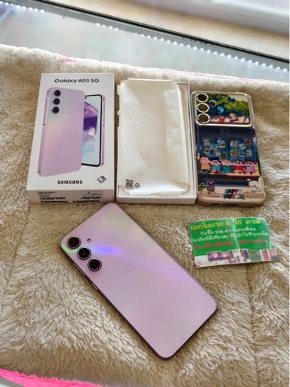 Samsung Galaxy A55 (12 256GB) Light Violet (5G) รูปที่ 2