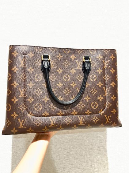 (ส่งต่อ) ของแท้  LV Flower Tote Monogram Brown พร้อมใบเสร็จและสายยาว สภาพสวยมาก รูปที่ 8