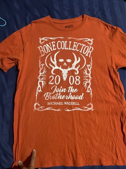 เสื้อ Bone Collector  Michael Waddell "Join the Brotherhood" (Year 2008)  ไซซ์ L