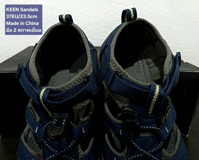 KEEN Strap Sandals, Unisex 37EU(23.5cm) Original ของแท้ มือ 2 สภาพใกล้เคียงของใหม่, รองเท้าแตะรัดส้น KEEN หนังผสมผ้าไนล่อน พื้นเต็ม สวยมาก รูปที่ 7