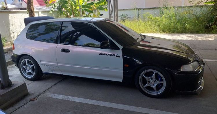 Honda Civic 1995 1.5 VTi Sedan เบนซิน ไม่ติดแก๊ส เกียร์อัตโนมัติ ฟ้า รูปที่ 4