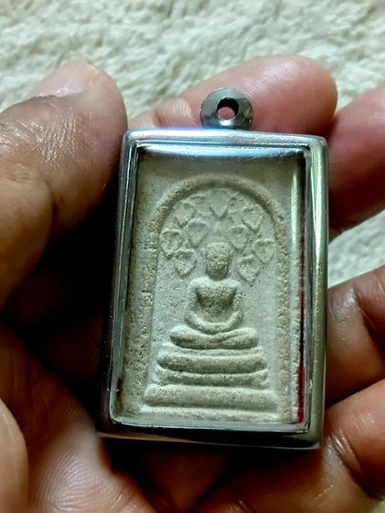 สมเด็จปรกโพธิ์9ใบ หลังแม่ธรณีบีบมวยผม หลวงปู่หมุน วัดบ้านจาน รูปที่ 3