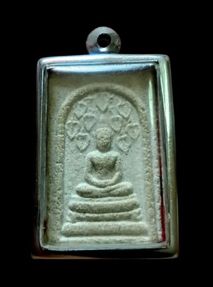 สมเด็จปรกโพธิ์9ใบ หลังแม่ธรณีบีบมวยผม หลวงปู่หมุน วัดบ้านจาน รูปที่ 5