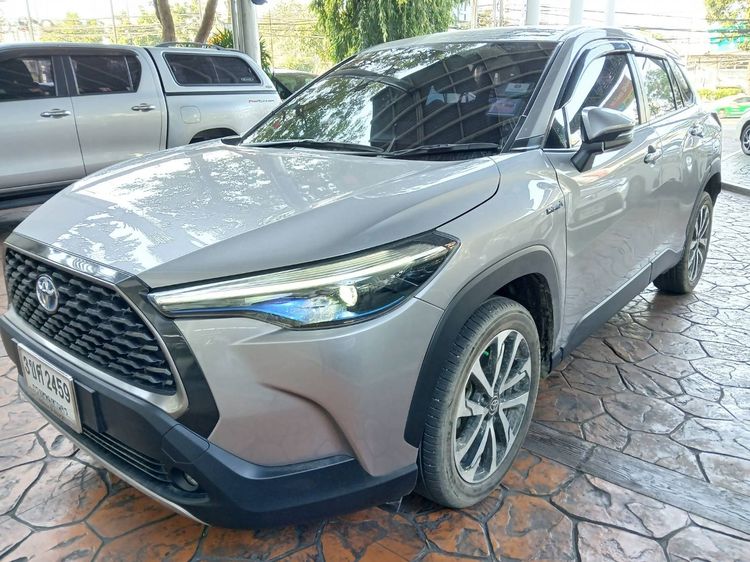 Toyota Corolla Cross 2022 1.8 HEV Premium Utility-car ไฮบริด ไม่ติดแก๊ส เกียร์อัตโนมัติ เทา รูปที่ 3