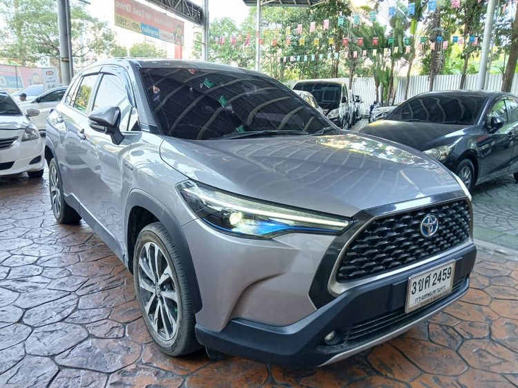 Toyota Corolla Cross 2022 1.8 HEV Premium Utility-car ไฮบริด ไม่ติดแก๊ส เกียร์อัตโนมัติ เทา