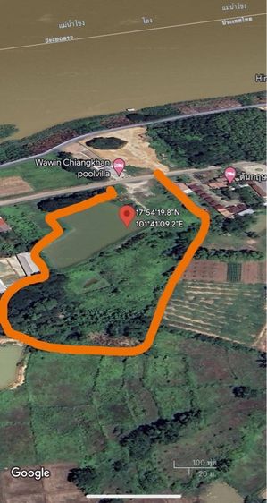 ขายที่ดินติดแม่น้ำโขง เชียงคาน 10 ไร่ ขาย 10 ล้านบาท ต่ำกว่าตลาด