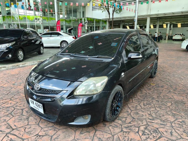 Toyota Vios 2009 1.5 E Sedan เบนซิน ไม่ติดแก๊ส เกียร์อัตโนมัติ ดำ รูปที่ 3