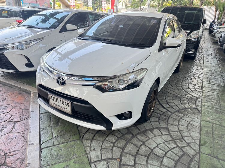 Toyota Vios 2014 1.5 G Sedan เบนซิน ไม่ติดแก๊ส เกียร์อัตโนมัติ ขาว รูปที่ 3