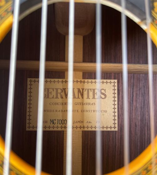 Cervantes CM1000 ปี1982 Concert Classical Guitar Made in Japan รูปที่ 10