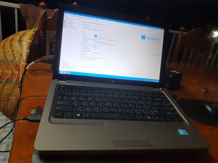 i5 intel ยี่ห้อHP  Note book ram4harddisk500Gแบตไม่เก็บไฟมีสายชาตแท้ให้นัดส่งชัวร์ รูปที่ 5