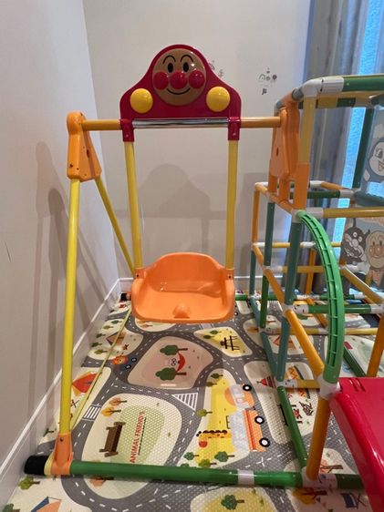 ของเล่นเสริมทักษะและการเรียนรู้ ชุดกิจกรรมปีนป่ายอันปังแมนพร้อมชิงช้าและสไลเดอร์