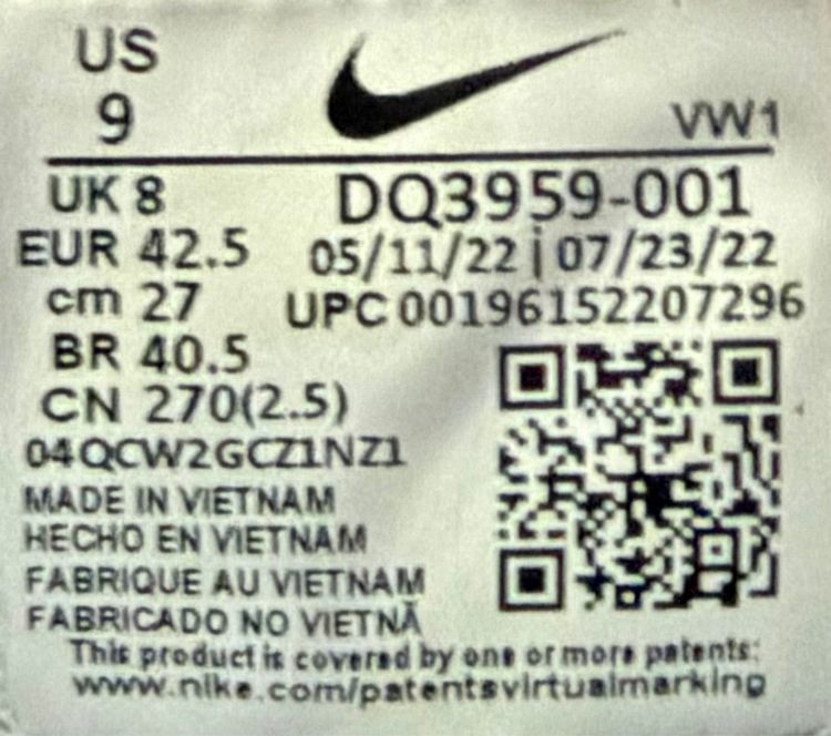 Nike air max Size42.5 ส่งฟรี รูปที่ 6