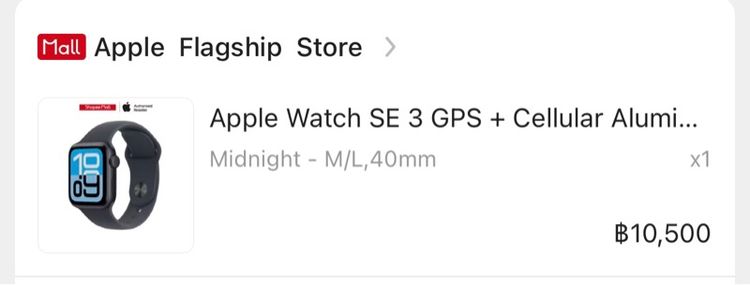 Apple Watch SE 3 GPS Cellular 40mm รูปที่ 9