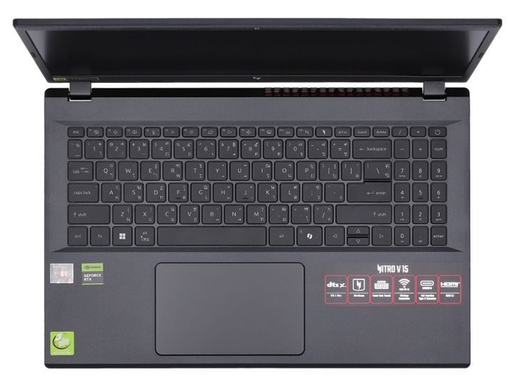 โน๊ตบุคเล่นเกมส์ของใหม่ AMD Ryzen5-6600H Ram32GB SSD512GB RTX3050 6GB รูปที่ 4