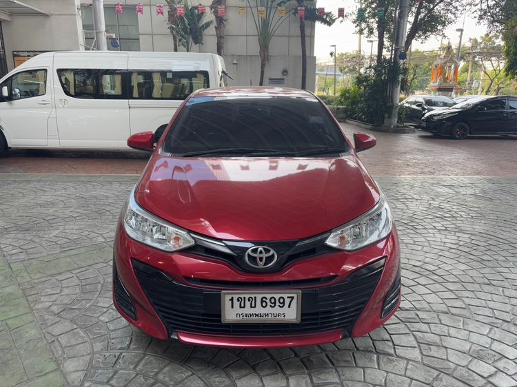 Toyota Yaris ATIV 2020 1.2 Entry Sedan เบนซิน ไม่ติดแก๊ส เกียร์อัตโนมัติ แดง รูปที่ 2