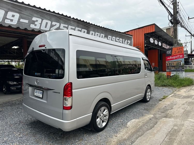 Toyota Commuter 2017 3.0 Van ดีเซล ไม่ติดแก๊ส เกียร์ธรรมดา เทา รูปที่ 4